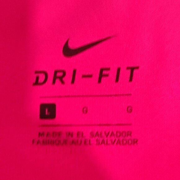 Nike dri-fit racer back tank top pink women's size L - Picture 5 of 5